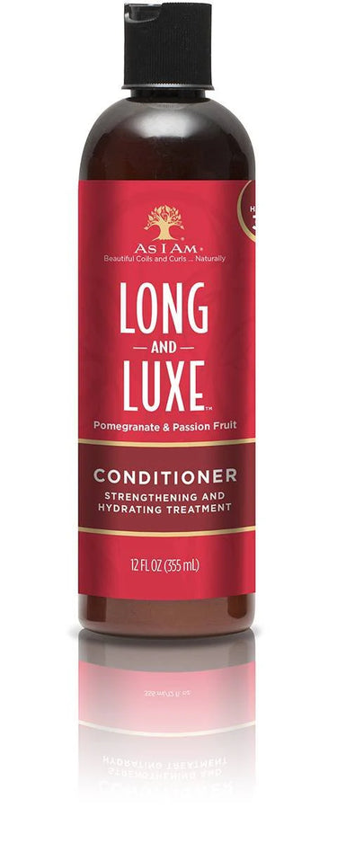 As I Am Long & Luxe Conditioner Pomegranate & Passion Fruit 12 Oz - ANNS BEAUTY SUPPLY
